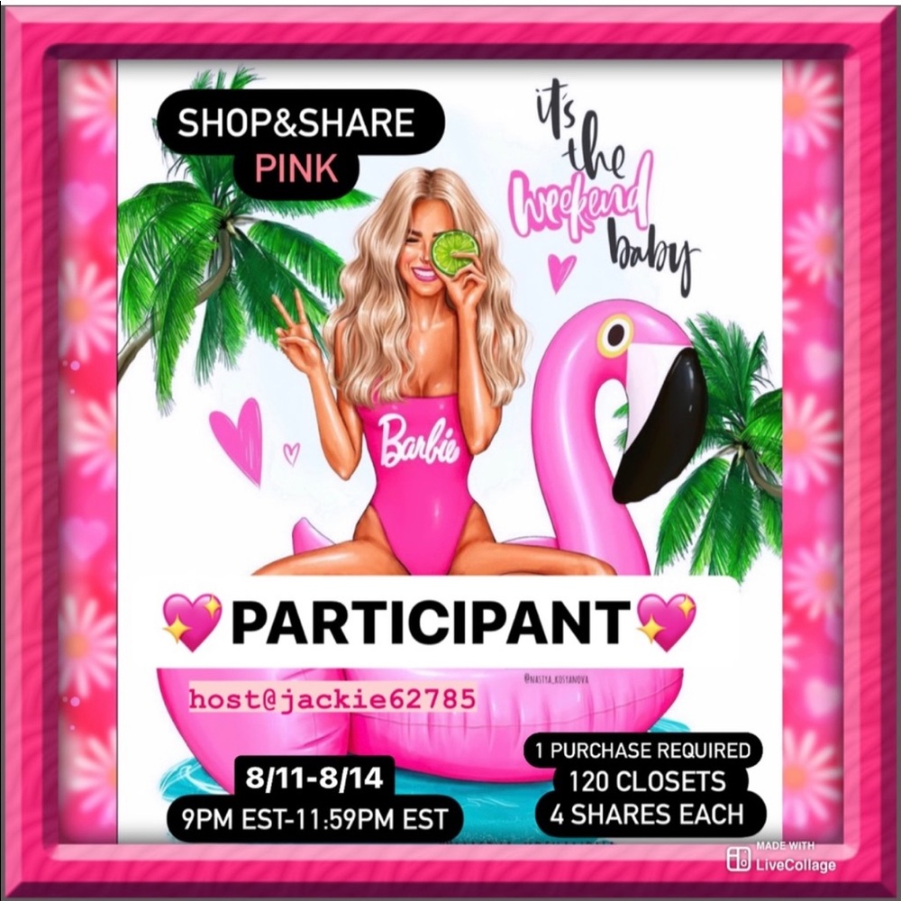 Shop & Share Pink Event